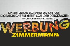 Werbung Zimmermann